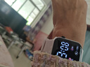 其他品牌高颜值LED手表时尚方形学生科技感超强夜光数字个性运动 太空白 实拍图