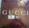 古驰（GUCCI）女士双G双面提花羊毛流苏围巾 麻灰色 165904 3G646 1400 实拍图