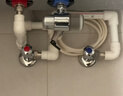 九牧（JOMOO）角阀加厚全铜冷热水器马桶家用加长三角阀八字阀止水阀门开关 五只装（3冷2热） 实拍图