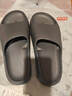 京东京造【专业防滑】浴室防滑拖鞋老人孕妇舒适居家拖鞋男士灰色40-41 实拍图