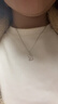 Arsis简约字母吊坠项链女银项链S925银锁骨链送女友生日礼物 字母Y 实拍图