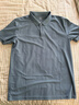 京东京造【100系列云感速干】运动短袖Polo衫男苏超定制春夏 灰蓝3.0 XL 实拍图