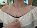 唯一（Winy）一克拉莫桑石999足银项链女款2026新款生日520送女朋友母亲节礼物 实拍图