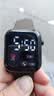 其他品牌高颜值LED手表时尚方形学生科技感超强夜光数字个性运动 雅典黑 实拍图