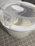 家用米桶食品级米缸面粉储存罐防虫防潮密封面桶储粮桶【送量杯】 米桶小号-奶白色【约装20斤】 实拍图