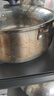 炊大皇304不锈钢汤锅+蒸屉 汤蒸炖锅蒸锅双耳煮粥煮面 22cm 电磁炉通用 实拍图