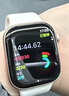 Apple/苹果 Watch S11 智能手表GPS款42毫米玫瑰金色铝金属表壳淡桃粉色运动型表带S/M MEUN4CH/B 实拍图