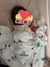 贝肽斯婴儿睡袋春秋竹棉纱布宝宝睡衣分腿儿童防踢被睡袋前6后4乔兔 M 实拍图