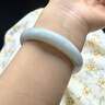 五花八门玉手镯缅甸翡翠手镯玉镯子女款天然A货糯冰种飘花送女友送妈妈 内径52-62mm 实拍图
