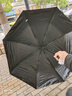 【已售100万】手动UV折叠黑胶防晒防紫外线遮阳晴雨两用伞 【手动8骨】黑色UV 实拍图