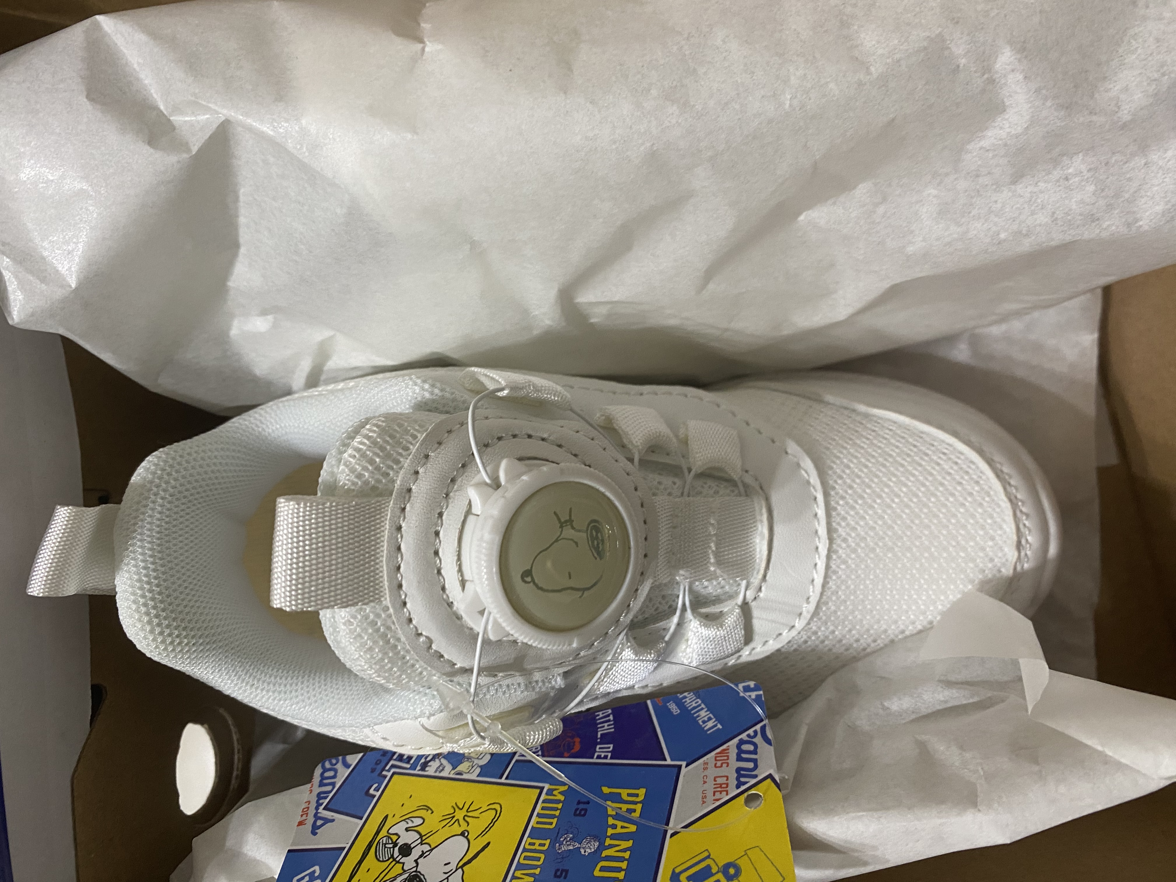 SNOOPY史努比童鞋儿童运动鞋秋季跑步鞋男女童休闲小白鞋3810白色27 实拍图