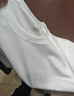 京东京造50支液氨抗皱男士t恤男短袖男款纯棉打底衫内搭春季衣服 白色 L 实拍图