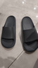 朴西香蕉船凉拖鞋女士浴室不易滑居家室内四季情侣拖鞋男 深灰 42-43 实拍图