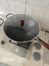 京严铁锅章丘炒锅正宗老式无涂层精铁不粘炒菜锅家用圆底煎锅燃气专用 【宗师级｜古法技艺】适合5-7人 带耳 34cm 【三次开锅发货｜不粘不锈｜好养锅】 实拍图