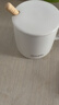 传旗陶瓷马克杯带勺盖咖啡杯牛奶杯早餐杯办公杯男女茶杯描金白400ml 实拍图