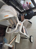 SMARTSTROLLER遛娃神器婴儿推车可坐可躺轻便折叠双向高景观0-6岁用宝宝溜娃车 米妮粉(铝合金车架+3D舒适透气) 实拍图