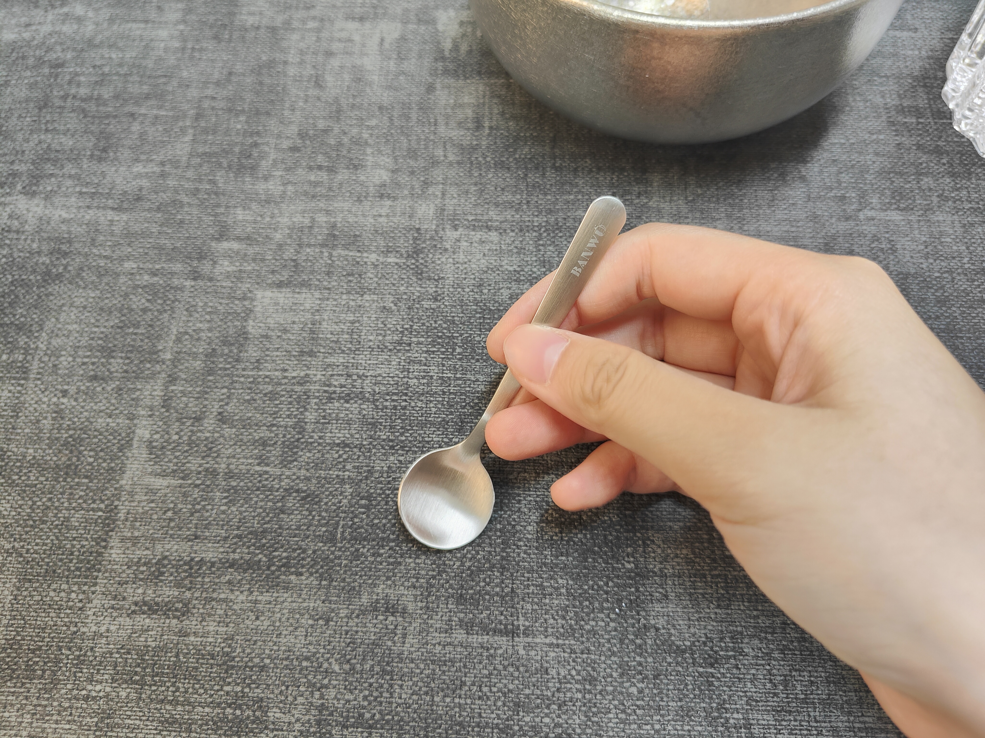 半物生活316不锈钢调料勺盐勺小勺子调味特小挖料勺盐罐勺短柄计量控盐勺 实拍图