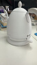 maxwin 家用电热水壶长嘴烧水壶泡茶专用手冲咖啡壶开水壶小型茶艺壶防烫全自动断电茶具功夫茶酒店 0.6L 月光白 实拍图