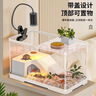 阔庭（KUOTING）过滤款乌龟缸生态缸宠物饲养箱透明水陆爬宠两用白色【特大号】 实拍图