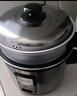 奥克斯（AUX）微压电饭煲 电饭锅老式直身宿舍蒸米饭5L米饭锅大容量煮饭锅带蒸笼4-5人用  WZA-0502 实拍图