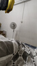 美的（Midea）【飓风节能】七叶柔风立式电风扇/家用轻音落地扇/台式小型风扇/大风力遥控定时摇头风扇 SAH35BSJ 实拍图