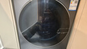 海尔滚筒洗衣机洗烘一体全自动12KG带烘干 9KG大烘 超薄蓝盾除菌20年防生锈XQG120-HL58A1 实拍图