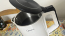 美的（Midea）电水壶电热水壶  家用烧水壶 双层防烫开水壶 304不锈钢一体无缝内胆 大功率烧水温 自动断电保护 1.5L 【316L母婴材质】102-PRO 实拍图