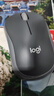 罗技（Logitech）M185鼠标 无线鼠标 办公鼠标 对称鼠标 黑色灰边 带无线2.4G接收器 实拍图