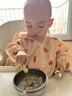 COOKSS儿童勺子宝宝元宝勺婴儿学吃饭训练勺PPSU弯头辅食勺餐具两只装 实拍图