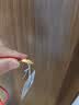 周六福宝宝平安扣黄金吊坠如意儿童生日礼物足金AD040877 红绳 约1.21g 实拍图