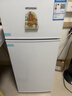 HYUNDAI（韩国现代）小冰箱迷你小型家用冷藏冷冻宿舍出租房办公室双开门二门电冰箱节能省电 100L白【一级能效+租房必备】 实拍图