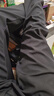 探拓（TECTOP）冲锋裤女加绒保暖防风软壳裤登山徒步裤  女款黑色 XXXL 实拍图