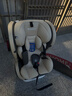 Heekin德国 儿童安全座椅汽车用0-4-12岁婴儿宝宝360度旋转ISOFIX硬接口 时尚灰(ISOFIX+360度旋转) 实拍图