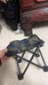 椅子板凳小椅子户外钓椅马扎钓鱼便捷多功能超轻四角凳子马扎 枫叶蓝色【ABC增加承重】 实拍图