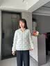 波司登26秋90轻暖鹅绒女款立领防风短款错格休闲外套B260135034 实拍图