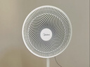 美的（Midea）【品质推荐】七叶轻音柔风电风扇/家用省电落地扇/台式电扇/广角摇头节能宿舍小型风扇 SAE35CA 实拍图
