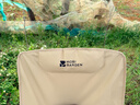牧高笛（MOBIGARDEN）高背月亮椅可调节 户外露营野餐钓鱼折叠椅 NX25665002 细沙黄 实拍图
