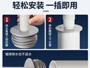 海立厨房下水道防返臭神器封口盖地漏墙排50下水管防臭密封塞圈防溢水 实拍图