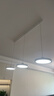 惠普意式极简餐厅吊灯普瑞护眼三头吧台饭厅智能中山灯具晨之光包安装 实拍图