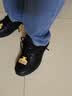 斯凯奇（Skechers）男鞋商务鞋Slip ins闪穿鞋2025春夏季新品通勤上班鞋黑色皮鞋 实拍图