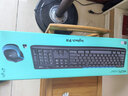罗技（Logitech）MK275 键鼠套装 无线键鼠套装 办公键鼠套装 全尺寸 商务键鼠套装 带无线2.4G接收器 黑蓝色 实拍图