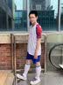 凯日虎2026新款儿童足球服套装定制男女童小学生速干训练比赛队服 8802-白宝蓝（男女同款） 4XS(身高100-120CM） 实拍图