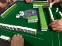 雀满楼【低音杀菌除湿不卡牌】麻将机全自动麻将桌折叠餐桌两用家用一体 【JD仓】低音杀菌降噪+蓝绿麻将+绿绒+盖板+折叠灰 高配版 麻将牌大小请详询客服 实拍图