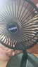 电风扇伸缩折叠小风扇宿舍家用静音充电型办公台式USB桌面宿舍大风力夏台面落地两用折叠电风扇 颜色随机 直插款无档位开关1个装 实拍图