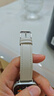 臣颂（CHENSONG）适用小米（MI）REDMI Watch 6/5表带小米手环9Pro表带红米watch5 esim皮质快拆设计智能运动腕带白 实拍图