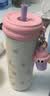 炊大皇保温杯316不锈钢高颜值女士儿童保冷吸管水杯600ml （爱心蜜糖） 实拍图