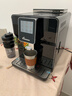 德颐（DEYI）DE-320触摸彩屏全自动咖啡机/家用商用办公室/现磨豆一键意式美式花式咖啡自动奶泡自动清洗双锅炉 黑色 咖啡机官方标配 实拍图