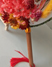 墨里莱扇子DIY团扇母亲节手工制作材料包永生花干花手工活动作品成人工艺品自己做劳动节手工制作 DIY材料包-暗香 实拍图