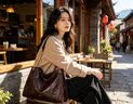 皮尔卡丹2026新款女包真皮大容量单肩包头层牛皮潮流通勤休闲生日礼物女生 黑色 实拍图
