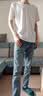 真维斯（Jeanswest）牛仔裤男春夏季薄款2026新款天丝舒适修身直筒高端潮牌休闲裤子男 蓝色【天丝薄款】 31 码(2尺4) 【建议120-130斤】 实拍图